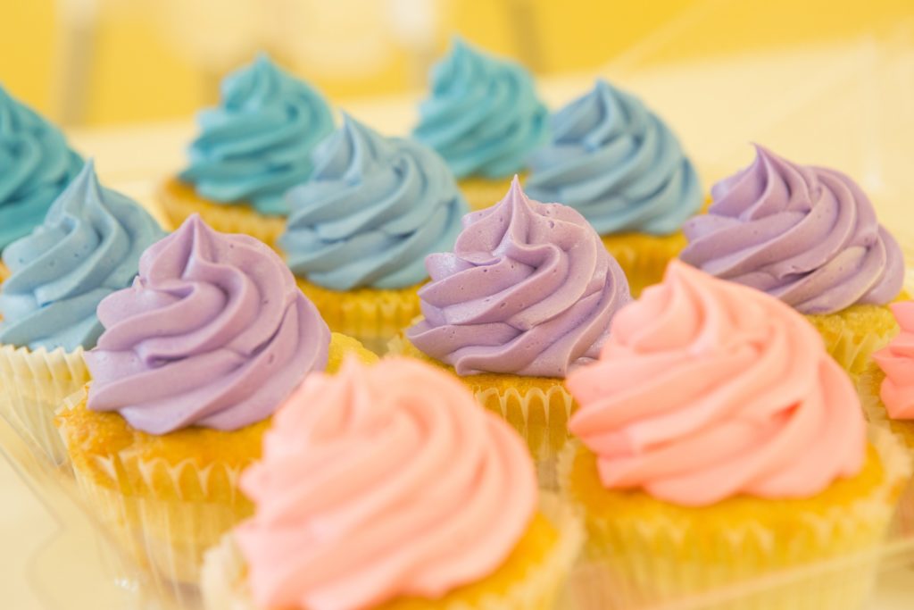 cupcakes colorés